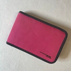 Nintendo DS Folio Game‎ Cartridge Holder Storage Case Pink Bag